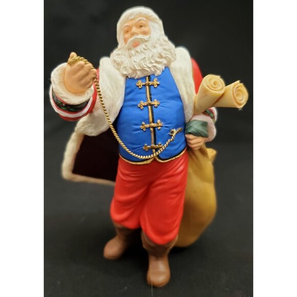 HALLMARK Night Before Christmas SANTA CLAUS Keepsake Ornament MISSING panda 2001 - Picture 2 of 11